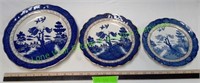 Vintage Booths Real Old Willow China Plates