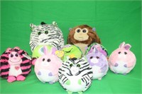 Round TY Beanie Babies Assorted - 10 Total
