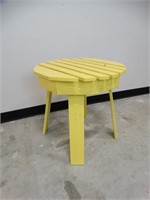Sunny Yellow Round Patio Table