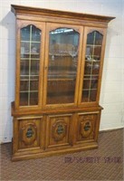 China cabinet-hutch one door glass front, over 2