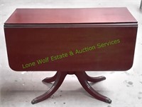 Vintage Solid Wood Drop-Leaf Table