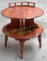 Vintage Solid Wood End Table