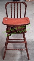 Vintage Welsch Co. Solid Wood Highchair