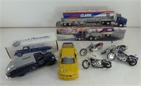 Flat of Toy Cars