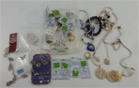Lot of Jewelry 10kt Gold Earrings, 1 Ring is 925