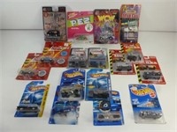 Lot of 15 Diecasts - New on Cards - Hot Wheels