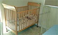 Crib & Linens & Safety Bed Rail