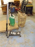 NEW OIL EXTRACTOR & 3 TON FLOOR JACK