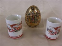 Satsuma Egg & 2 Cups