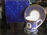 50th Anniversary Queen Elizabeth Tea Cup & Saucer