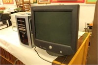Dell Monitor And Hp Computer