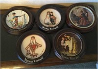Collection of 5 Norman Rockwell Plates