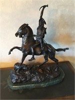 Scalp by Fredric Remington Bronze