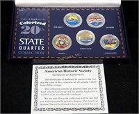 Colorized 20th Century State Quarter Collection