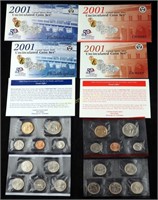 2001 P & D Uncirculated Coin Set