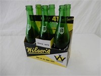 WILSON'S CARDBOARD 6 PACK WITH 12 OZ. GLASS