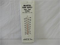 MARTEL FARM SUPPLY TIN THERMOMETER -36