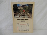 1965 ROLY'S DELIVERY CALENDAR - BOB THOMPSON -