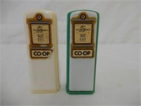 PAIR OF CO-OP SALT & PEPPER SHAKERS "SEE YOUR