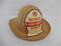 TEXACO FIRE CHIEF CARDBOARD FIREMAN'S HAT - SOME