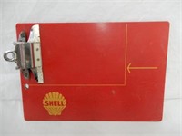 SHELL CREDIT CARD RECEIPT /PLEXI-GLASS CLIP BOARD