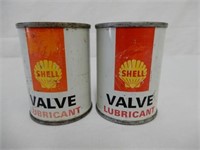 LOT OF 2 SHELL VALVE LUBRICANT 4 OZ. CANS - SHELL