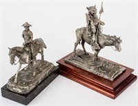 Art, Pewter Sculpture American West Don Polland +