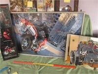 3pc Motorcycle & Mack Truck Posters