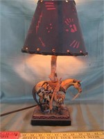 Native American Style Composite Accent Lamp