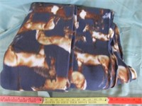 5 Yards of Fleece Horse Fabric