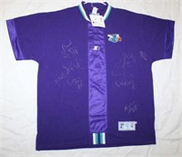 Charlotte hornets game issued warm-up jersey
