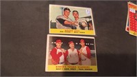 1958 vintage card lot mound aces and birdies