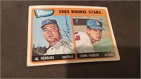 Al Ferrara John Purdon 1965 rookie card