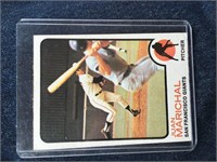 Juan Marichial 1973 Topps card Vintage