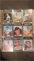 1971 nine card vintage baseball card lot