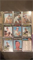 1971 tops vintage baseball nine card lot Johnny