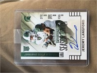 JEREMY LANGFORD 2015 CONTENDERS AUTOGRAPH AUTO ROC