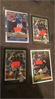 Josh Donaldson for card lot three rookie cards