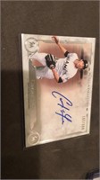 Christian Yelich 2014 museum collection autograph