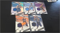 2016-17 prizm basketball jersey card rookie lot