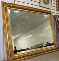 Large Gilt Rectangular Mirror