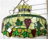 Leaded Glass Ceiling Fixture
