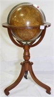 Rare Early Library Celestial Globe on Stand