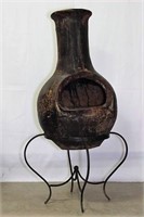 Large Pottery Amphora-style Chiminea