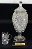Irish Crystal Cut Glass Trophy Group