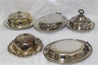 Silverplated Covered Serving Dishes
