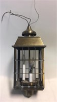 Hanging electric streetlamp style light fixture
