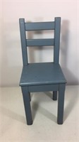 Small blue children's chair