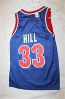 Vintage Throwback NBA Pistons #33 Grant Hill