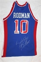 Dennis Rodman autographed jersey 1988-89
